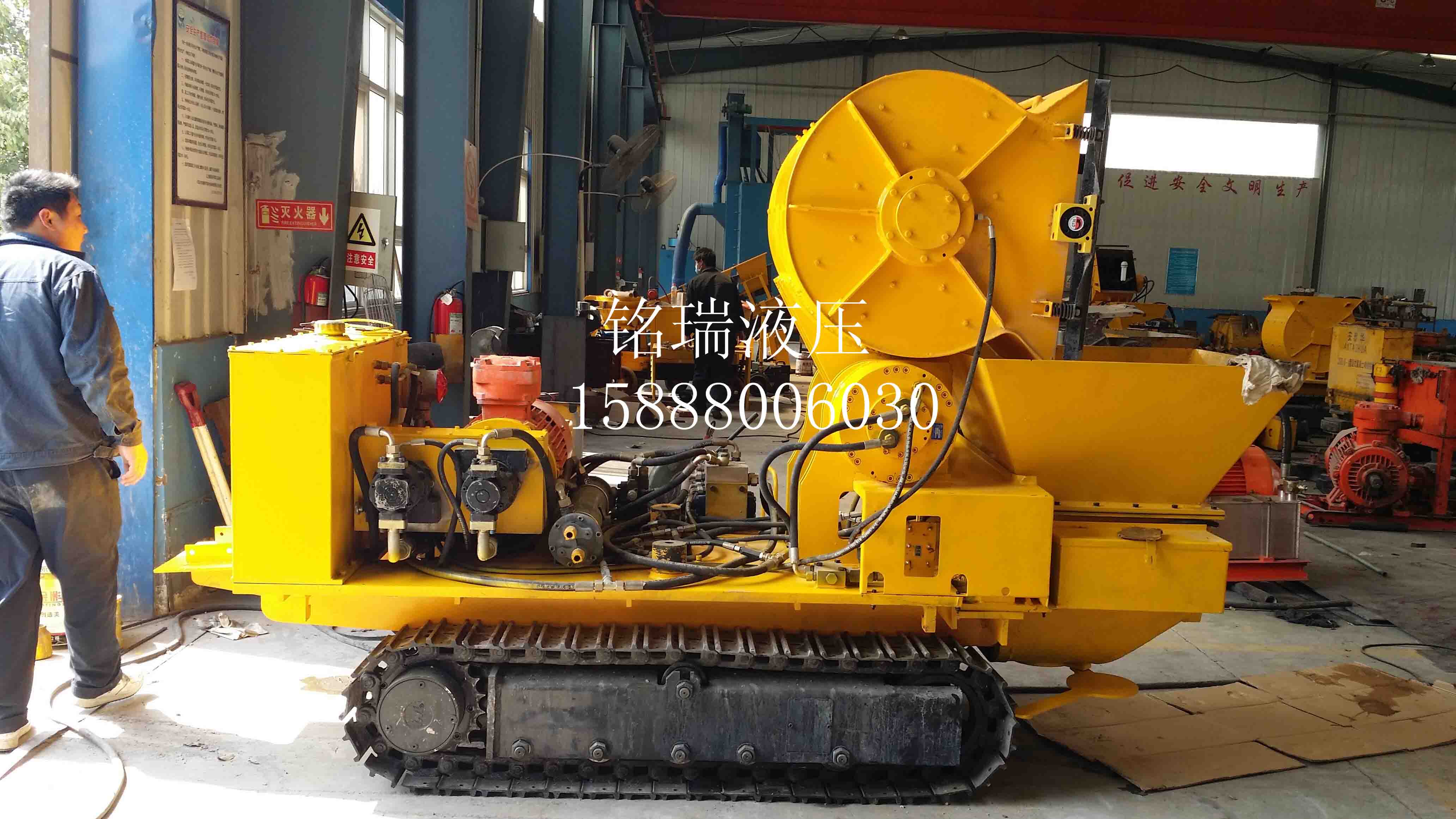 底盤用于某煤礦噴射機(jī)